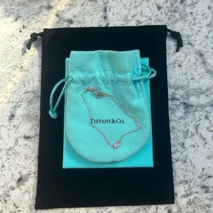 Tiffany and Co Color by the Yard Pink Sapphire bracelet in silver